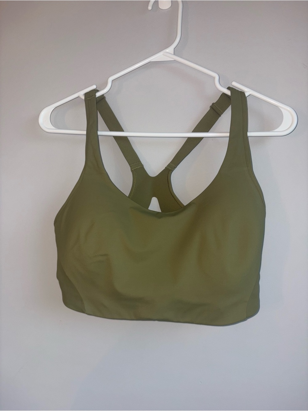 lululemon athletica Olive Green Racerback Sports Bra